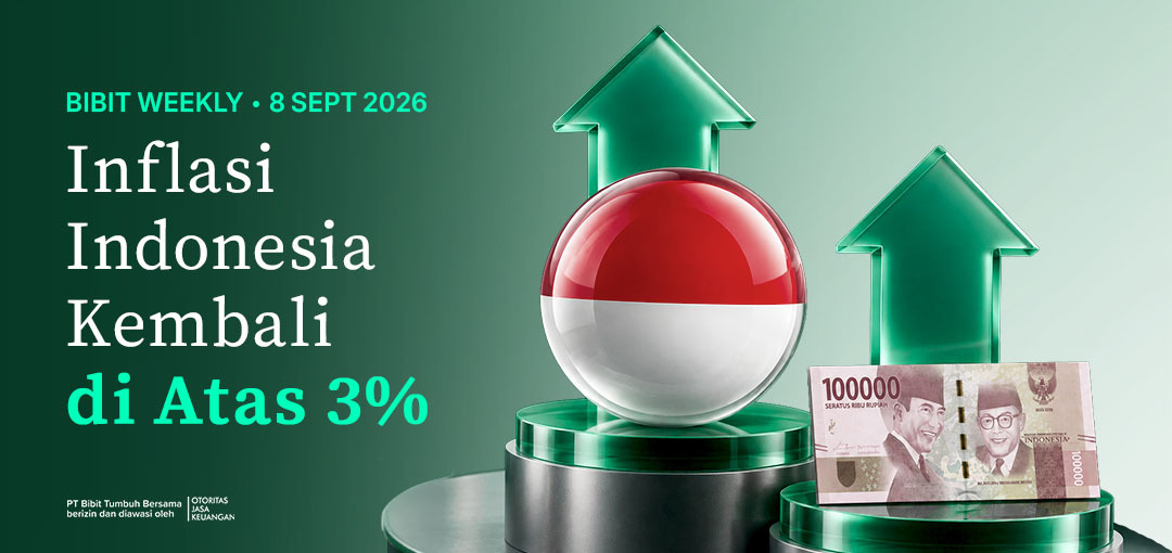 Bibit Weekly – Inflasi Indonesia Kembali di Atas 3%